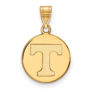 Black Bow Jewelry 10k Yellow Gold Tennessee Volunteers NCAA Medium Pendant - 1 of 3