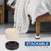 Unique Bargains Adjustable Anti-Slip Chair Table Round Furniture Risers 4 Set - 4 of 4