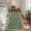 Washable Rug - Non-Slip Soft Farmhouse Carpet Low Pile Thin Floor Cover for Living Room, Bedroom Nursery Dining Room Dorm - 3 of 4