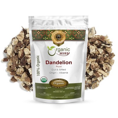 Organic Dandelion Root Cut & Sifted 1 Lbs