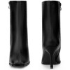 BLISSFUL STEP Women's Stiletto High Heel Square Toe Side Zip Ankle Boots - 2 of 4