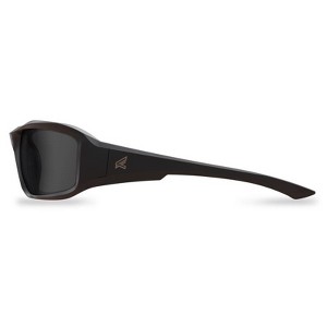 Edge Eyewear Brazeau Anti-Fog Wraparound Safety Glasses Smoke Lens Black Frame - 1 of 1