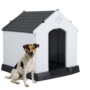 BestMassage Dog House Indoor & Outdoor Kennel with Weatherproof Puppy Shelter Pet Crate - 1 of 4