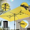 Sonkuki 11x7FT Solar-powered Double-Sided Patio Umbrella with Large Canopy Outdoor Table Umbrella for Garden, deck and pool - 4 of 4