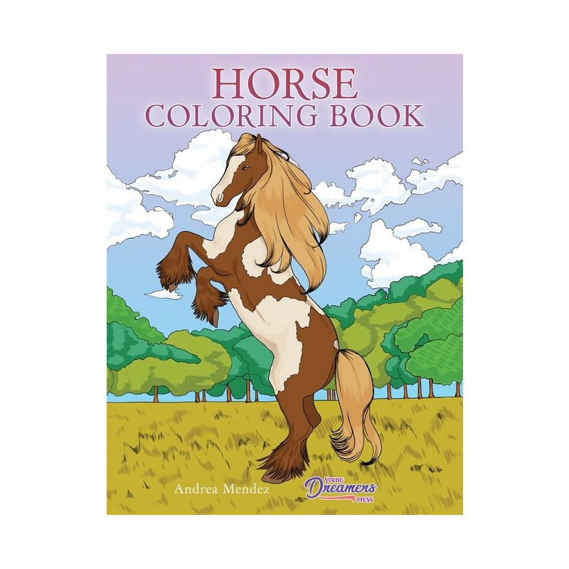 Horse Coloring Book - (Young Dreamers Coloring Books) by  Young Dreamers Press (Paperback), 1 of 2