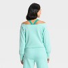 Women's French Terry Off-The-Shoulder Sweatshirt - JoyLab™ - 2 of 3