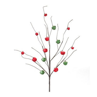 Melrose Sleigh Bell Branch (Set of 6)