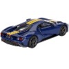 Ford GT Sunoco Blue with Yellow Stripes Limited Edition to 3600 pieces Worldwide 1/64 Die Cast Model Car by Mini GT - 3 of 4