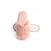Roxoni Cozy Chic Girls' Fuzzy Slippers – Faux Fur Comfort with Fluffy Hair Top Design - 3 of 4