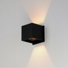 ET2 Lighting Alumilux Cube 2 - Light Wall Light in  Black - 4 of 4