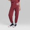 Women's Ascot + Hart Athletics Fleece Graphic Jogger Pants - Red Xxs :  Target