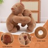 TITQWOP Capybara Weighted Stuffed Animal 12-23.6 Inch 2.2Lbs Capybara Plush Toy Soft and Cute Capybara Plush Animal for Adults Kids Boys and Girls - 4 of 4