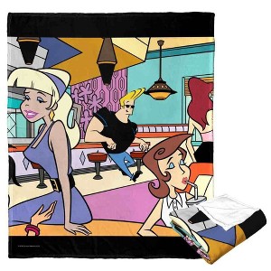 Cartoon Network Johnny Bravo Reliable With The Ladies Silk Touch Throw Blanket 50x60 Inches - 1 of 4