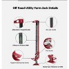 COZONY 33"/60" Farm Jack, 7000 lbs High Lift Utility Jack, Ratcheting Off-Road Jack for Tractor, Truck, SUV, Bumper, 4.13-52.36" Range, Heavy Duty - 2 of 4