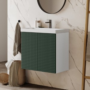 BOLERO 24" Vanity with Ceramic Integral Sink - 1 of 2
