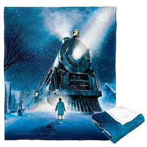 Warner Bros. Polar Express The Arrival Silk Touch Throw Blanket 50x60 Inches - 1 of 4