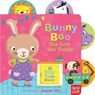Bunny Boo Has Lost Her Teddy - (Tiny Tab) (Board Book)