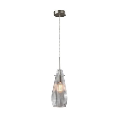 Layla Pendant Brushed Steel - Adesso