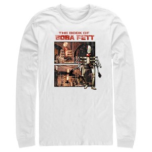Men's Star Wars: The Book of Boba Fett COO Cook Droid Long Sleeve Shirt - 1 of 4