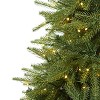 8ft. Fir Look Artificial Christmas Tree with 700 Clear LED Lights and 3470 Branches – Grand Holiday X-Mas Showstopper - 4 of 4