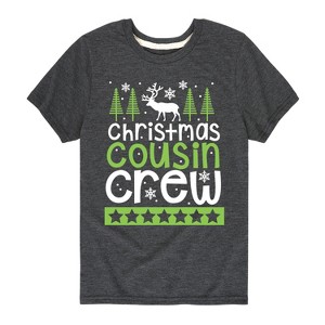Boys' - Instant Message - Christmas Cousin Crew Short Sleeve Graphic T-Shirt - 1 of 4