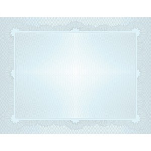 Great Papers Value Certificates 8.5" x 11" Grand Blue 50/Pack (2014027) - 1 of 1