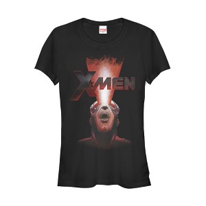 Juniors Womens Marvel X-Men Cyclops Blast T-Shirt - 1 of 3