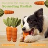 Dog Squeaky Chew Toys for Aggressive Chewers, Rubber Carrot Dog Toys for Training and Cleaning, Durable Interactive Tough Dog Toy - 3 of 4
