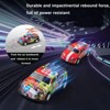50 p cs Rebound Function Toy Car Set with Storage Box And Fold Able Map -Suitable for Children Aged 3-6 Years Old - 2 of 4