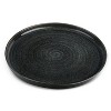 LunaLulinlk Ceramic Round Dinner Plate Black - 4 of 4