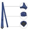 Allegra K Men's Self-tied Textured Wide Necktie - 3 of 4