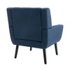 CAVINAS Modern Ergonomics Accent Chair, Soft Linen Material Living Room Chair with Black Legs and Backrest - 4 of 4