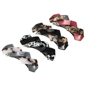 Unique Bargains Women's Hair Barrettes 4 Pcs - 1 of 4
