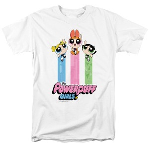 Powerpuff Girls The Girls Fly Adult T-Shirt - 1 of 4