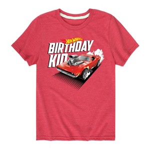 Boys' - Hot Wheels - Birthday Kid Short Sleeve Graphic T-Shirt - 1 of 3