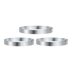 Unique Bargains 304 Stainless Steel Durable Corrosion Resistant High Temperature Resistance Cake Rings 1 Pc - 1 of 4