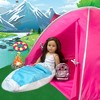 Sophia’s Dome Shaped Camping Tent for18" Dolls, Hot Pink - 3 of 4