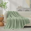 Snuggle Sac Reversible Waffle Knit Throw Blanket Cozy Microfiber Throw - 3 of 4