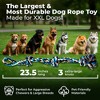 Pacific Pups XL Dog Tug Toy for Large Dogs 2 pack - 23" Large Dog Rope Toys for Aggressive Chewers - Dog Rope Pull Toys for Large Dogs - 3 of 4