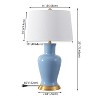 JONATHAN Y Julian 29" Traditional Classic Ceramic Urn LED Table Lamp - 3 of 4