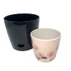Self-Watering Indoor/Outdoor Plant Pot Set of 2 - 5" & 7" Round - 4 of 4