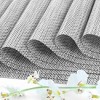 Unique Bargains Heat Resistant Anti-slip Washable PVC Place Mats 18" x 12" Grey 6 Pcs - 4 of 4