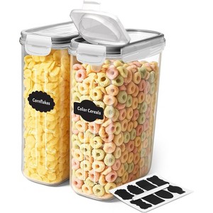 Paaaawaters Kitchen Cereal Containers Storage - Liter Airtight Food Storage Containers & Cereal Dispenser For Pantry Organization And Storage - 1 of 4