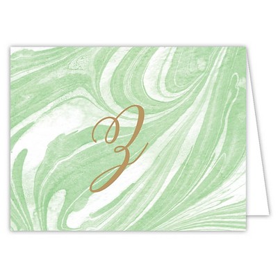 10ct Marble Folded Notes Monogram Z