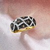 Ross-Simons 1.00 ct. t.w. Black, White and Brown Diamond Leopard Ring in 18kt Gold Over Sterling Size 5 - 4 of 4