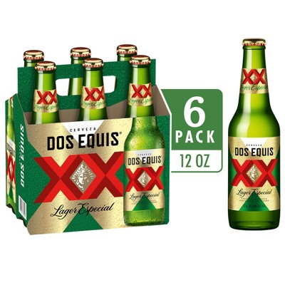 Dos Equis Mexican Lager Beer 6pk 12 fl oz Bottles