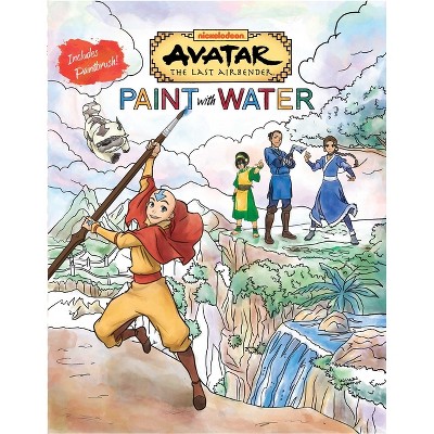 Avatar the Last Airbender Paint with Water - by  Editors of Thunder Bay Press (Paperback)