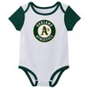 MLB Oakland Athletics Infant Boys' 3pk Bodysuit - 2 of 4