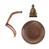 Good Directions 33" Buddha Copper Bird Bath & Stand - Brass & Copper - 4 of 4