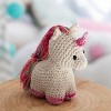 Hoooked Amigurumi DIY Kit W/Eco Barbante Yarn-Unicorn Nora - Off White - 3 of 4